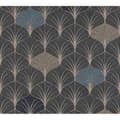 Miniatyrbild 2 av 6: A.S. Creation Pop Style 374833 non-woven tapet vintage 0.53 m x 10.05 m blå