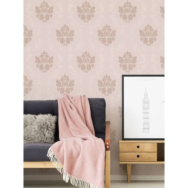 A.S. Creation New Elegance 375525 tapet non-woven barock 0.53 m x 10.05 m rosa