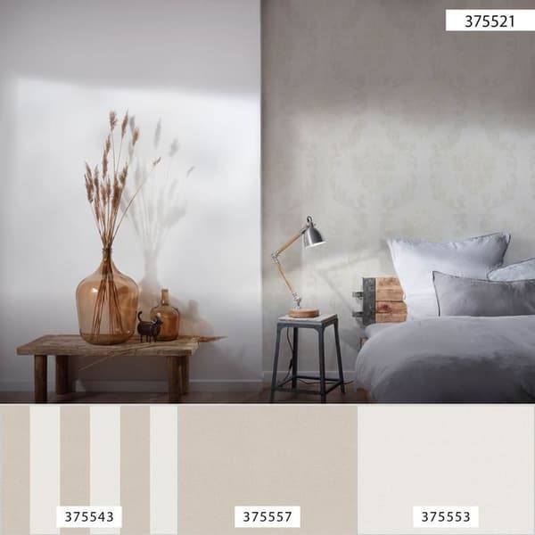 A.S. Creation New Elegance 375521 non-woven tapet barock 0.53 m x 10.05 m beige