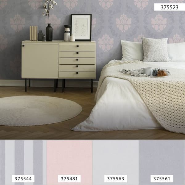 A.S. Creation New Elegance 375523 non-woven tapet barock 0.53 m x 10.05 m grå