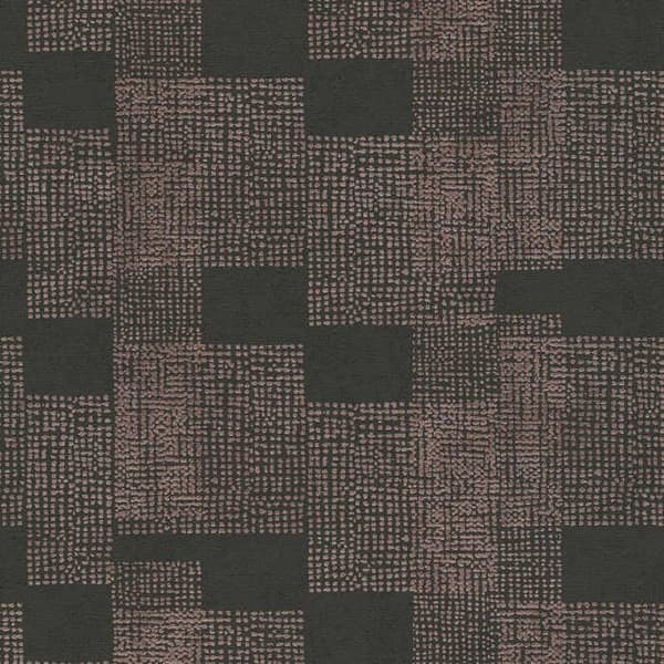 M1-No.841 Non-woven tapet i bronssk svart geometrisk