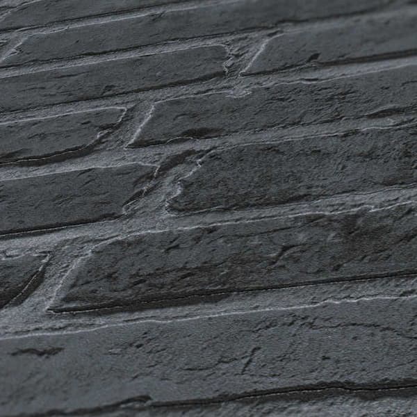 Papper Tapet Pierre Ricco M1-No.890 Tapet non-woven Svart Grå Pierre