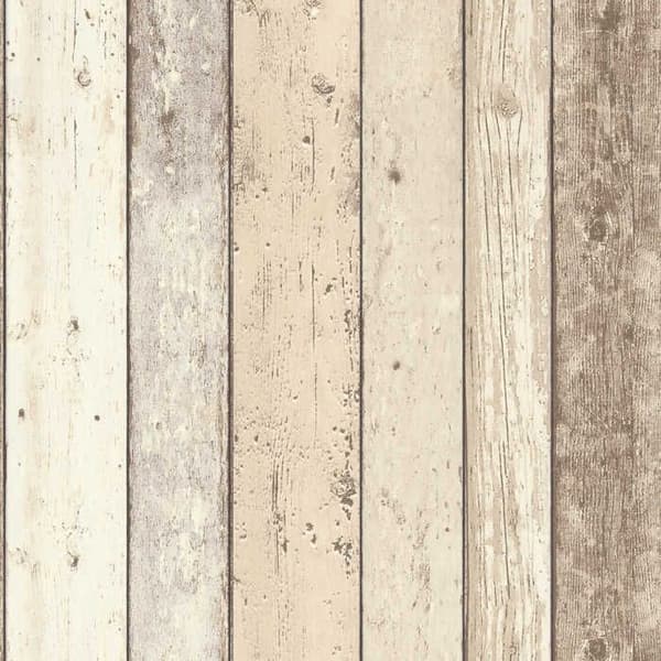 Papper Vägg Gianluca M1-No.864 Beige Brun Pappers Tapet Imitation Trä