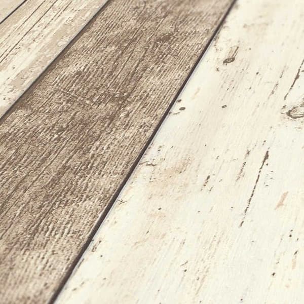 Papper Vägg Gianluca M1-No.864 Beige Brun Pappers Tapet Imitation Trä