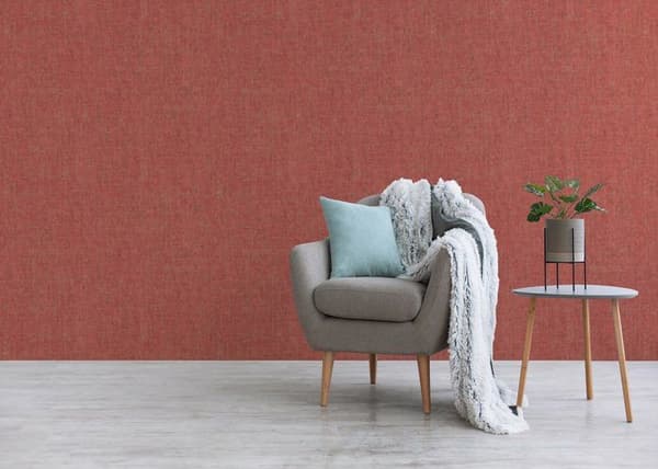 Enfärgad Tapet M1-No.951 Non-woven Tapet Röd Enfärgad Tapet