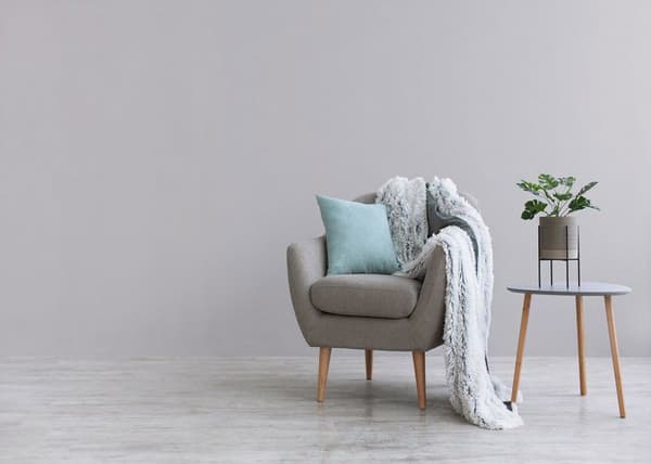 Enfärgad Tapet M1-No.2110 Non-woven Tapet Grå Enfärgad Tapet