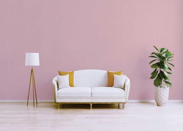 Enfärgat tapet M1-No.3430 Vävbar tapet Rosa Enfärgat tapet