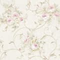 Miniatyrbild 2 av 5: Papper Tapet Blommor M1-No.2113 Non-woven Tapet Rosa Grön Blommig Klassisk