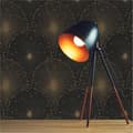 Miniatyrbild 1 av 4: Grafiskt Tapet Meo M1-No.2148 Guld Svart Geometriskt Mönster