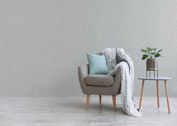 Enfärgad Tapet M1-No.3547 Grå Non-woven Tapet Enfärgad