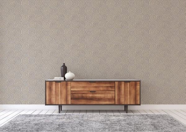 Papper Tapet 3D Effekt Arianna M1-No.3419 Kräm Beige Grafisk Geometrisk