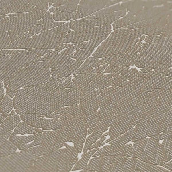 M1-Nr.3446 Non-woven tapet Brun Grenar Struktur Natur