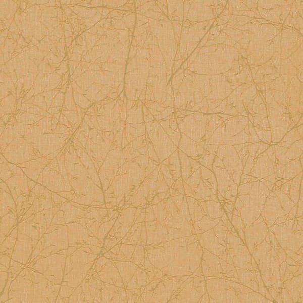 M1-No.3448 Non-woven tapet gul grenar naturstruktur