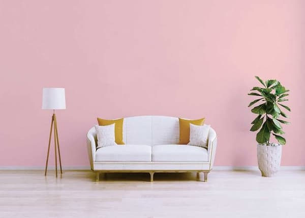 Enfärgat Tapet M1-No.3416 Oklistrad Tapet Rosa Enfärgad Tapet