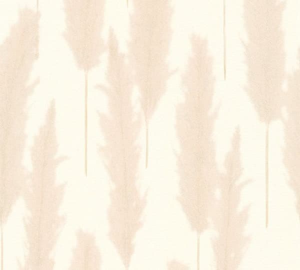 TADESSI tapet träd löv Ginevra M1-No.1755 non-woven tapet kräm beige pampagräs vardagsrum sovrum kök