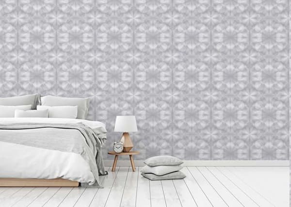 TADESSI 3D optisk tapet Margherita M1-No.1810 tapet non-woven ljus grå vardagsrum sovrum kök