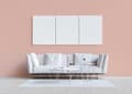 Miniatyrbild 3 av 5: Enfärgad tapet M1-No.3319 Non-woven tapet Rosa Enfärgad tapet