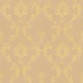 Miniatyrbild 2 av 5: Barocktapet Giulia M1-No.2173 Guld Beige Klassisk Barock Ornament