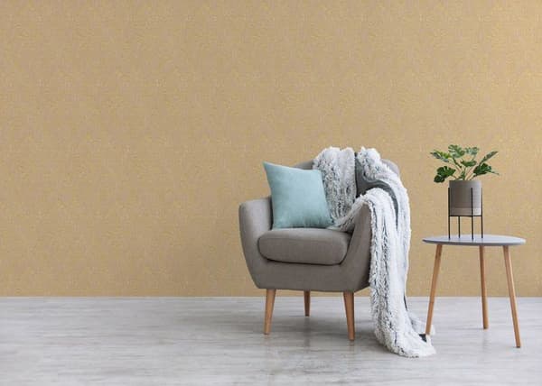 Barocktapet Giulia M1-No.2178 Guld Beige Klassisk Barock ornament