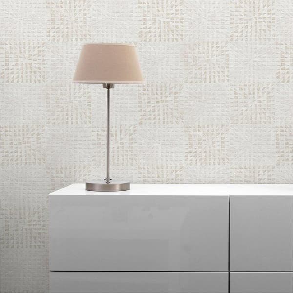 Tapet 3D-effekt Arianna M1-No.3417 Brun Beig Grafisk Geometrisk
