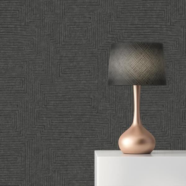 Enfärgad tapet M1-Nr.2885 | Non-woven tapet | Brun | Unicolor