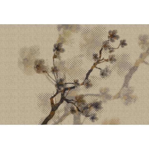 Tapet körsbärsblommor M1-No.60969 Digitaltryck Beige Brun Blommor