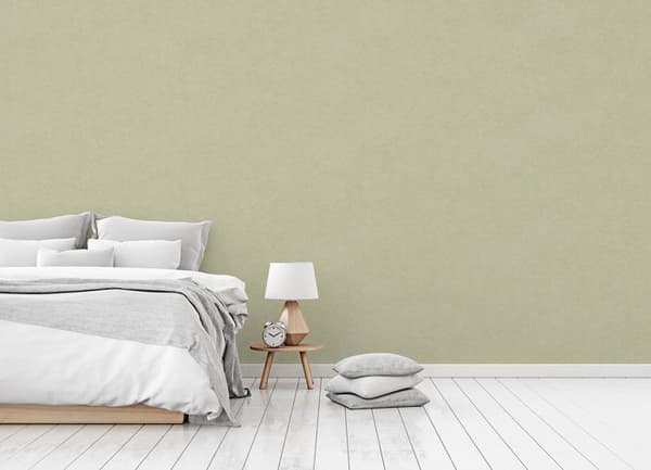 Enfärgad tapet M1-No.3078 Tapet av icke-vävd textil Grön Enfärgad tapet