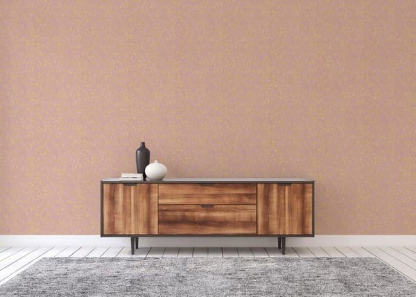 Barocktapet Giulia M1-No.2184 Roséguld Klassisk Barock Ornament