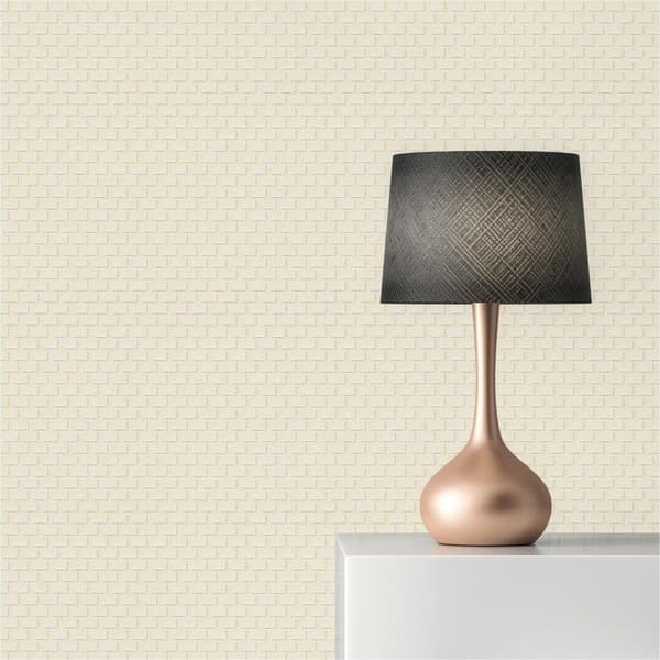 Enfärgad tapet M1-No.2252 Non-woven tapet Beige Enfärgad tapet