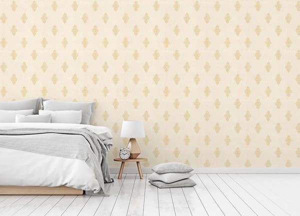 Barocktapet Gioele M1-No.2262 Crème Guld Klassisk Barock Ornament