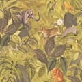 Miniatyrbild 5 av 5: Pappersmåleri Blad Ginevra M1-No.3567 Grön Dschungel Djur Natur