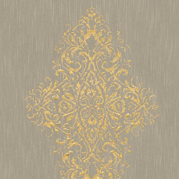 Barocktapet Gioele M1-No.2259 Beige Guld Klassisk Barock Ornament