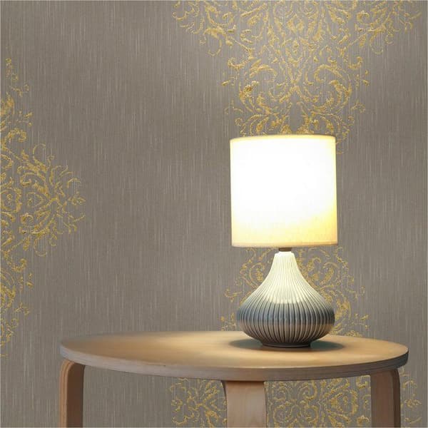 Barocktapet Gioele M1-No.2259 Beige Guld Klassisk Barock Ornament