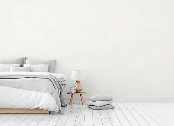 Ensfärgad tapet M1-No.2280 Oändlig tapet Vit Ensfärgad tapet