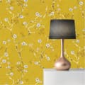 Miniatyrbild 1 av 5: Tapet Blommor M1-No.3582 Non-woven tapet Gul Grå Floral Natur