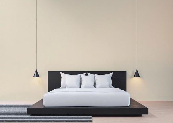 Enfärgad tapet M1-No.2247 Vävbar beige enfärgad tapet