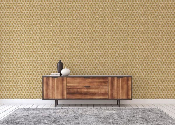 Grafiskt Tapet Tino M1-No.2355 Non-woven Tapet Guld Geometrisk