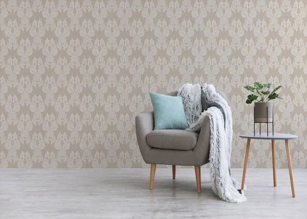Papper Väv Barock Samuel M1-No.3787 Beige Barock Klassisk