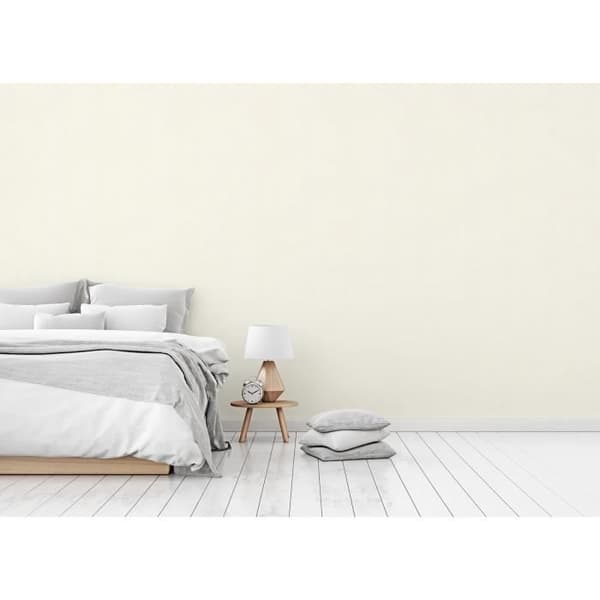 Enfärgad tapet M1-No.2464 | Non-woven tapet | Vit | Unicolor