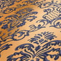 Miniatyrbild 5 av 5: Barocktapet Samuel M1-No.2419 Blå Brun Klassisk Barock Ornament