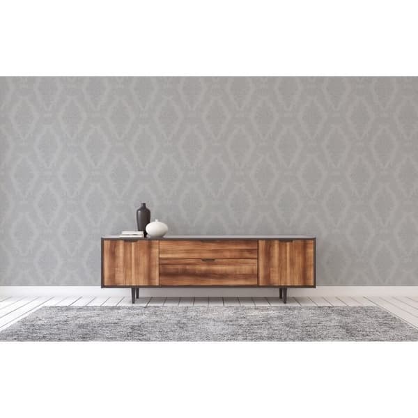 Barocktapet Nicolo M1-No.3715 | Fiberpapper | Grå | Klassiker | Herrgård