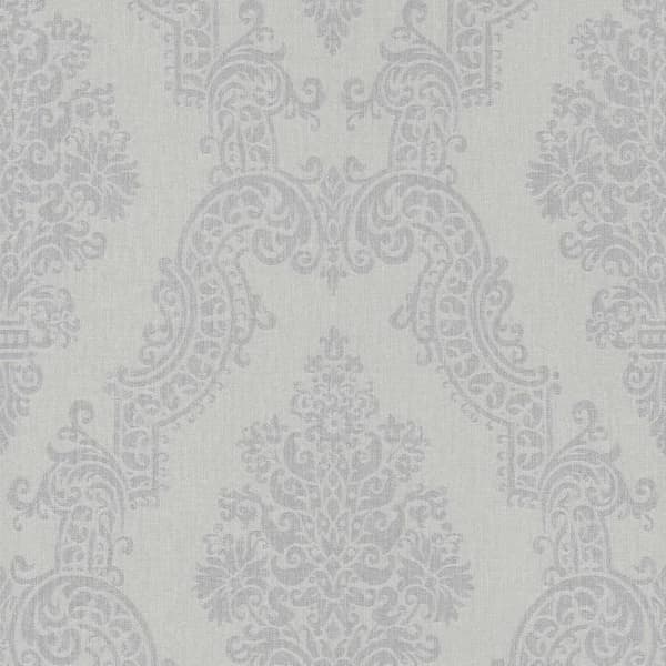 Barocktapet Nicolo M1-No.3715 | Fiberpapper | Grå | Klassiker | Herrgård