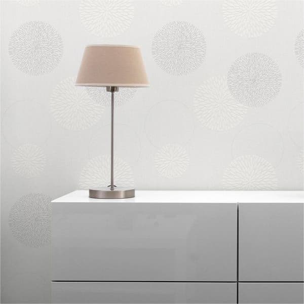 Tapet Punkter Cirklar Luigi M1-No.3723 Crème med Geometriska Prickar