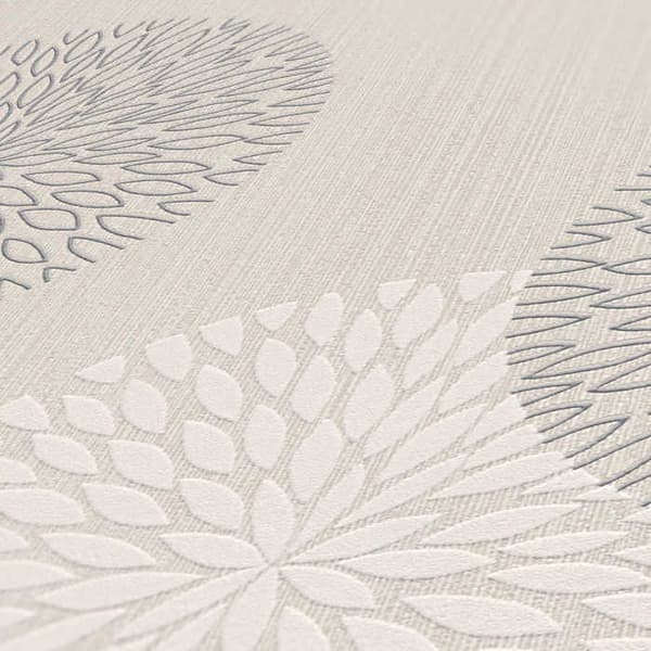 Tapet Punkter Cirklar Luigi M1-No.3720 Beige med Geometriska Prickar