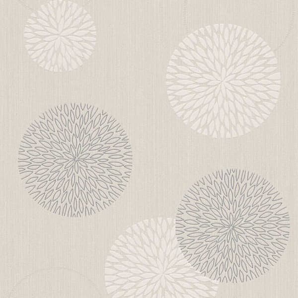 Tapet Punkter Cirklar Luigi M1-No.3720 Beige med Geometriska Prickar
