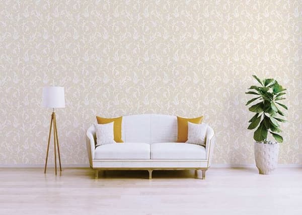 Barocktapet Nicolo M1-No.3769 Kräm Beige Klassisk Barock