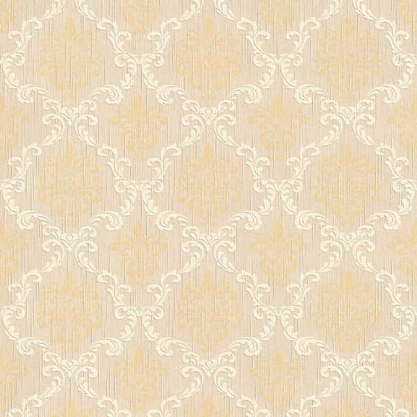 Barocktapet Samuel M1-No.3781 Beige Gul Klassisk Barock
