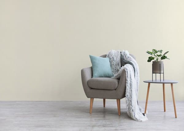 Enfärgad tapet M1-No.2388 Non-woven tapet Creme Enfärgad tapet