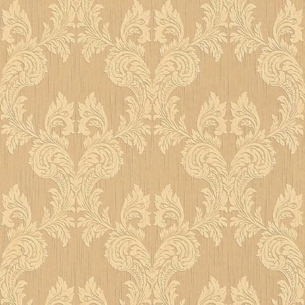 Barocktapet Samuel M1-No.3789 Orange Beige Klassisk Barock Ornament