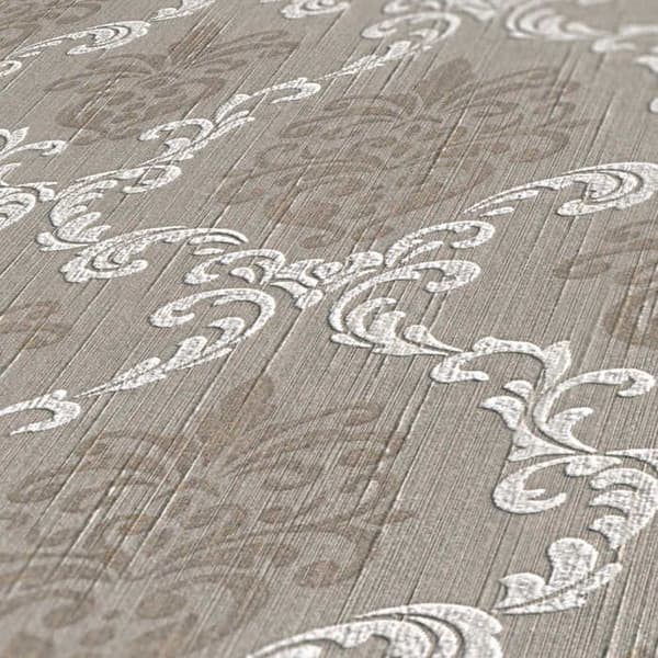 Barocktapet Samuel M1-No.3785 Taupe Barock Klassisk